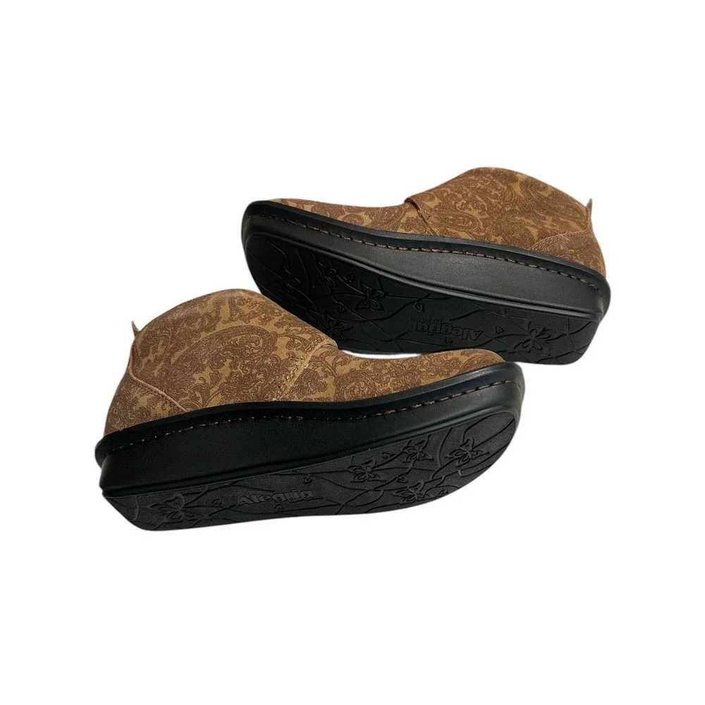 Alegria By PG Lite Caiti Peaceful‎ easy suede Women's Booties 5-5.5 / 35 NIB - Picture 5 of 6